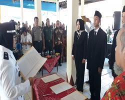 PELANTIKAN PERANGKAT DESA TERPILIH