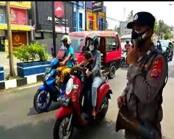 PPKM Level 2 Sat Binmas Polres Lebak P