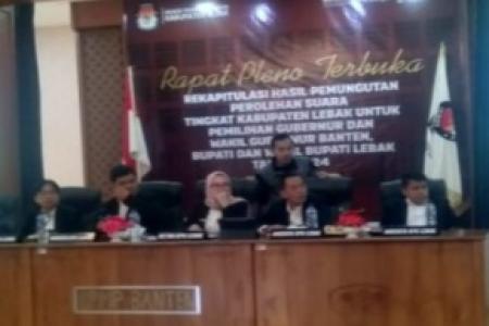 Komisi Pemilihan Umum KPU Lebak Mengel