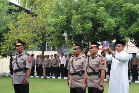 Kapolres Kendal Pimpin Sertijab Kabagl