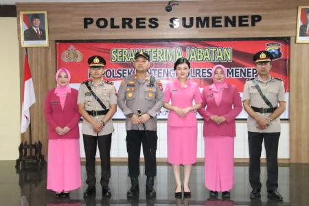 Pimpin Upacara Sertijab Kapolsek Lenteng Ini Pesan Kapolres Sumenep