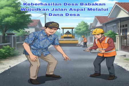 Keberhasilan Desa Babakan Wujudkan Jalan Aspal Melalui Dana Desa