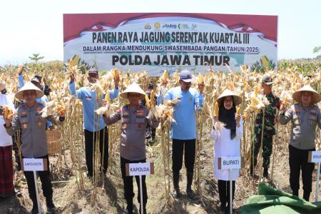 Komitmen Wujudkan Ketahanan Pangan Nasional Kapolda Jatim Bersama Fork
