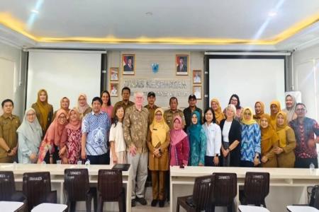 Kunjungan Kemenkes dan Global Communit