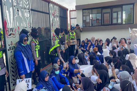 Aksi Humanis Polwan Bojonegoro