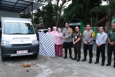 Kapolres Blitar Kota Launching SPPG di Kelurahan Kauman
