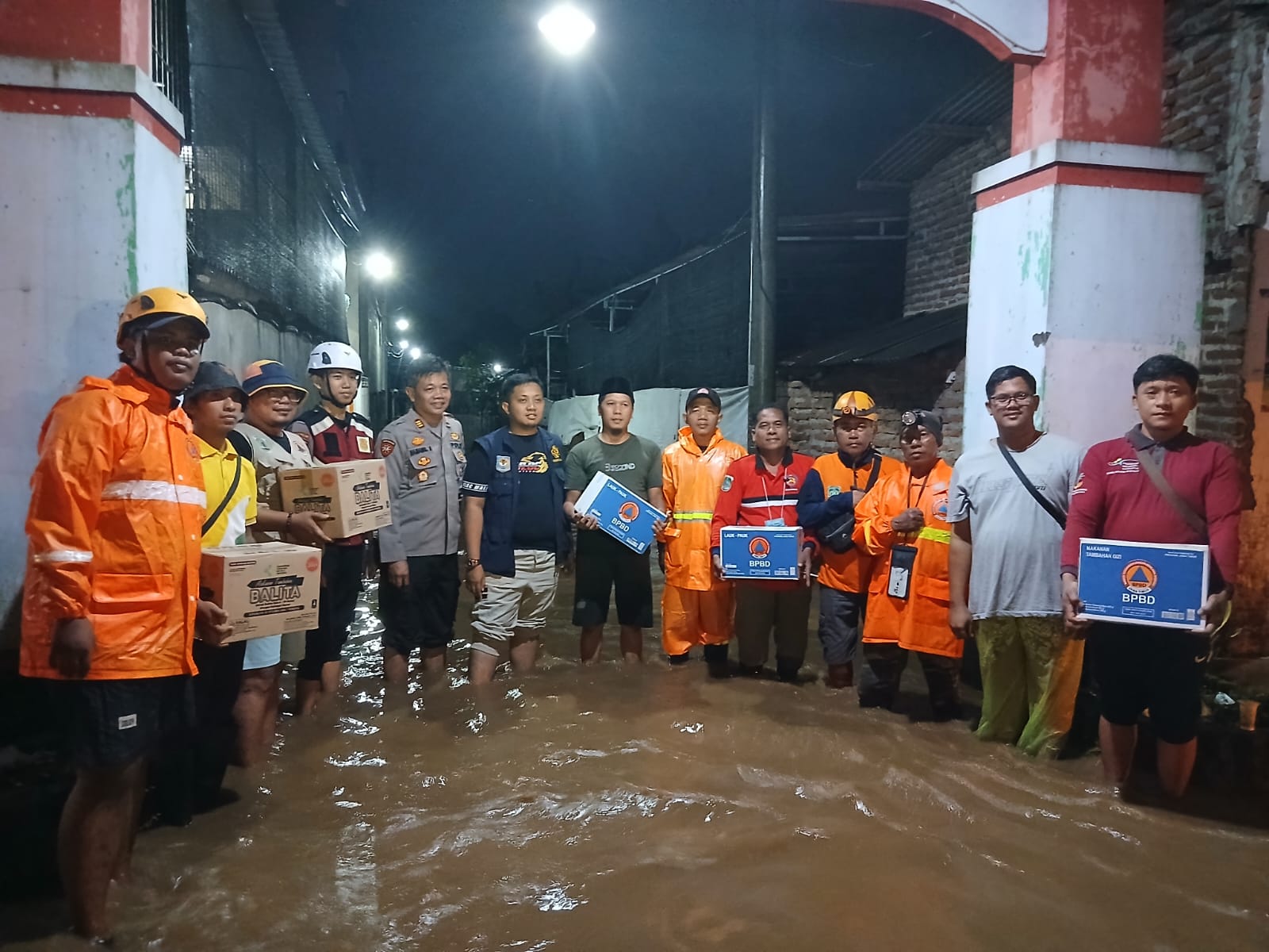 Ratusan Rumah di Winongan Tergenang Banjir, Polsek Winongan Bergerak Cepat 
