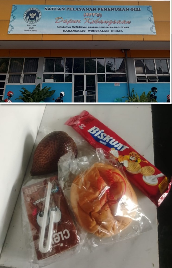 SPPG Dapur Kebangsaan Al Murobbiyah Wonosalam Demak Terkesan Langgar Aturan BGN Menganti MBG Diganti