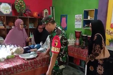 Babinsa Sukorejo Dampingi Kegi