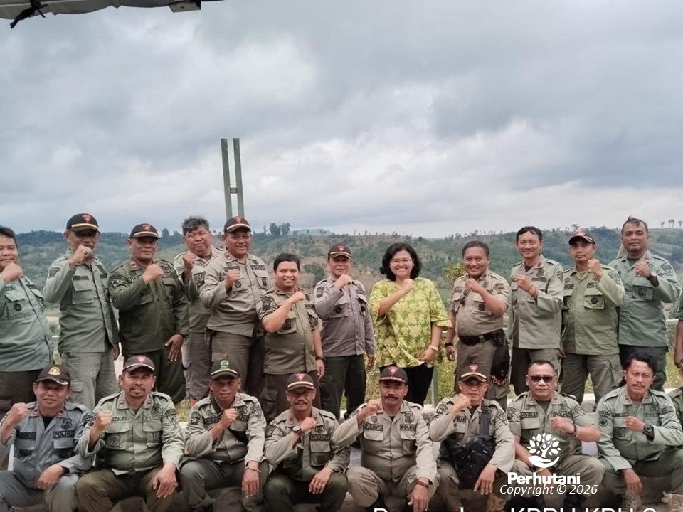 Perkuat Keamanan Libur Imlek, Perhutani KPH Semarang Tingkatkan Intensitas Patroli