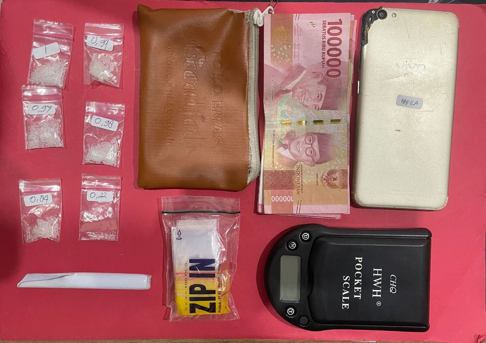 Satresnarkoba Polres Pasuruan Amankan Pengedar Sabu di Gajahbendo, Terancam Hukuman Seumur Hidup