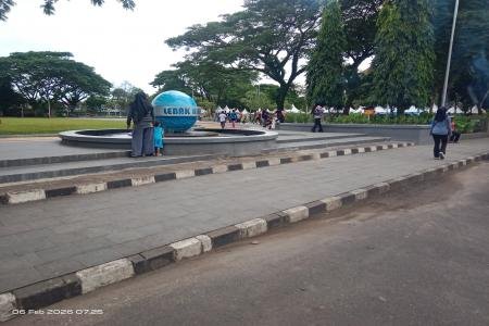 Hasil Pembenahan PUPR Lebak AlunAlun R