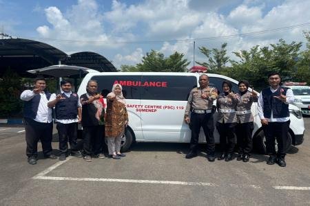 Satlantas Polres Sumenep Gelar Safety Driving bagi Sopir Ambulans dala