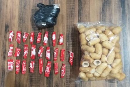 Polrestabes Surabaya Amankan 2 Tersangka Pengedar Narkoba109gr Sabu da