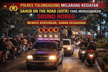 Polres Tulungagung Melarang SO