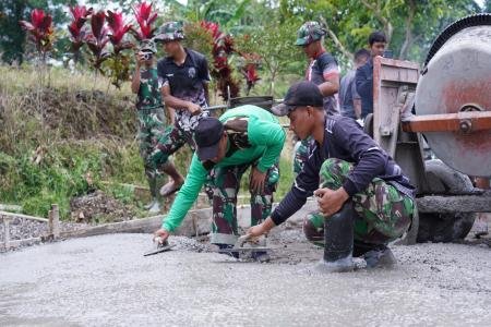 Tetap Semangat Percepat Pengecoran Rab