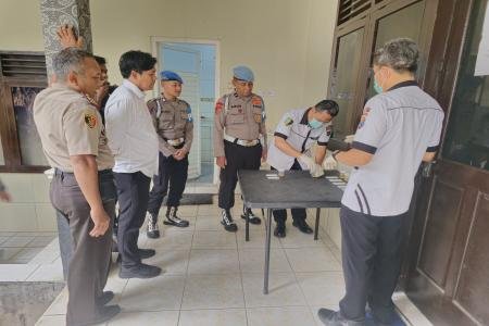 Mendadak Polres Madiun Gelar Test Urin