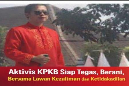 Aktivis KPKB Pertanyakan Surat Balasan