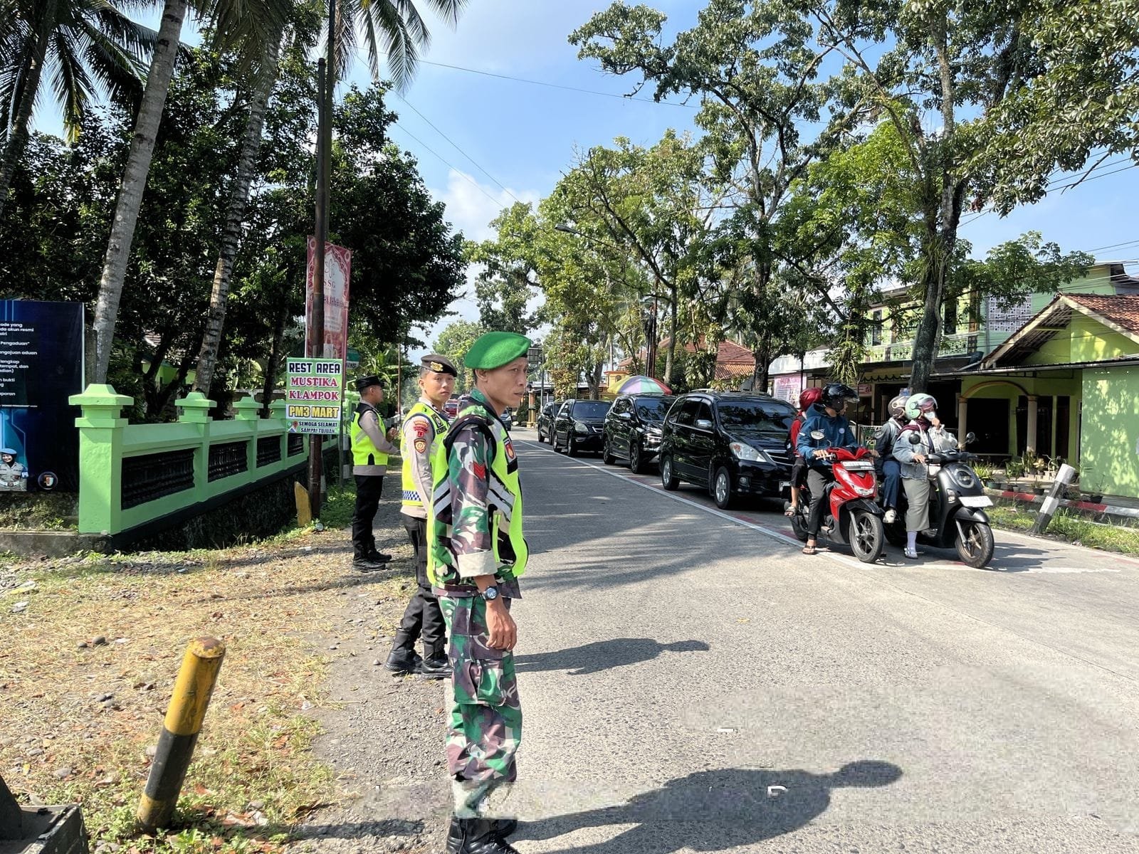 TNI-Polri Perkuat Pengamanan Arus Lebaran di Purbalingga