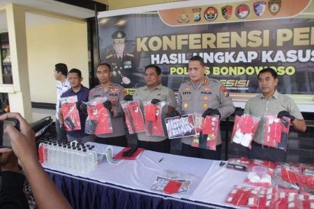 Polres Bondowoso Ungkap Berbagai Kasus
