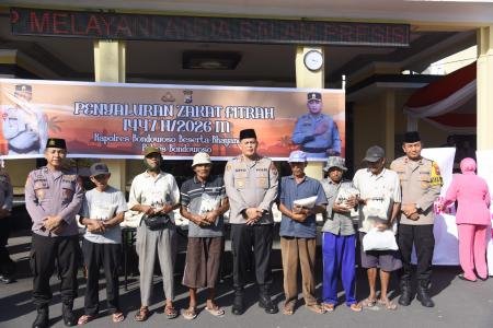 Ramadhan Momentum Berbagi Kapolres Bon