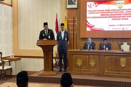 Lantik 57 Pejabat Sturktural dan Fungsional Bupati Jepara Tekankan Pel