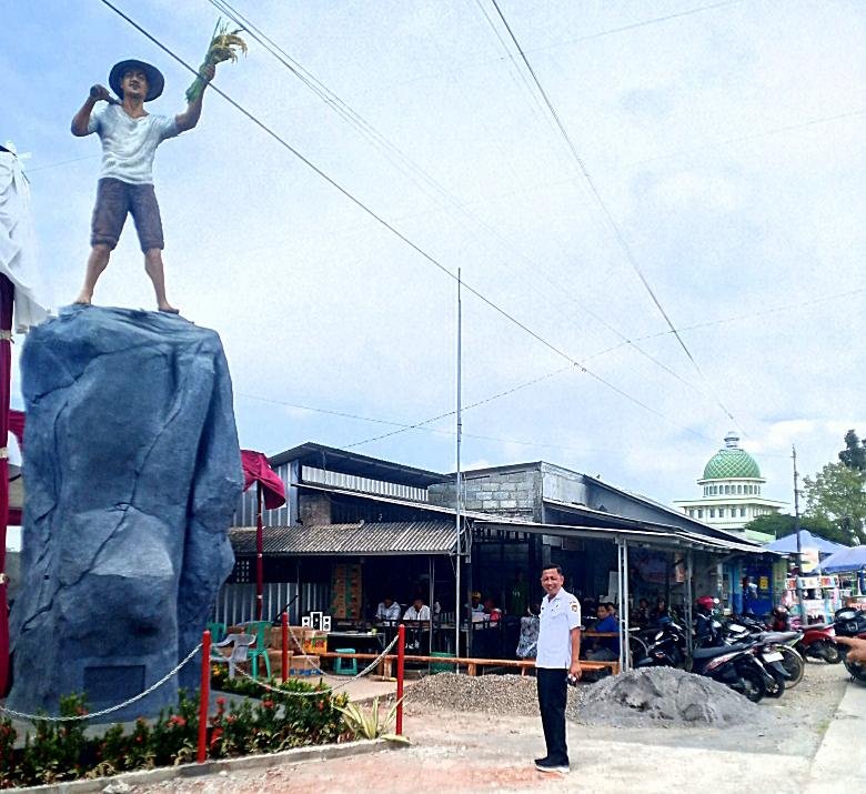 Tugu Tani Rp100 Juta Berdiri di Sendang Dawung Kendal, Ikon Baru Penyemangat Petani