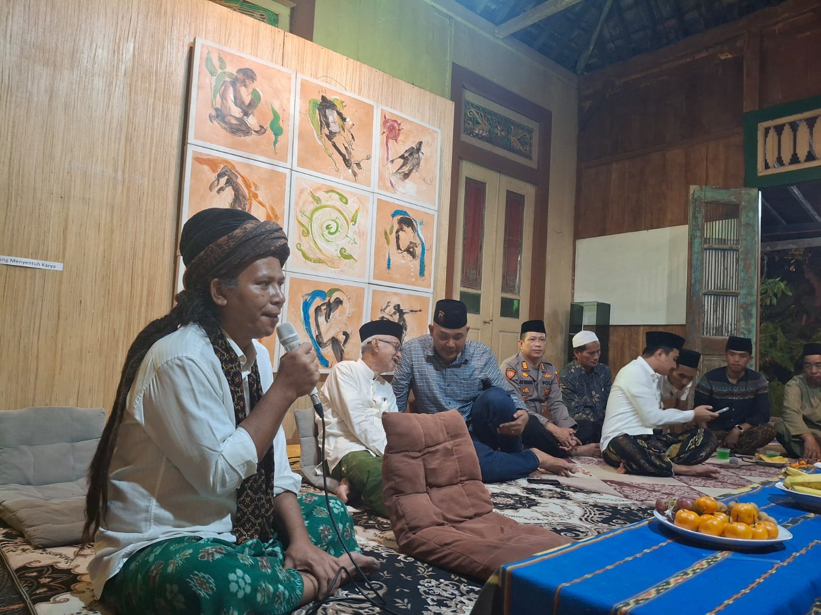 Kapolres Kendal Ajak Warga Jaga Kamtibmas saat Halalbihalal di Brangsong