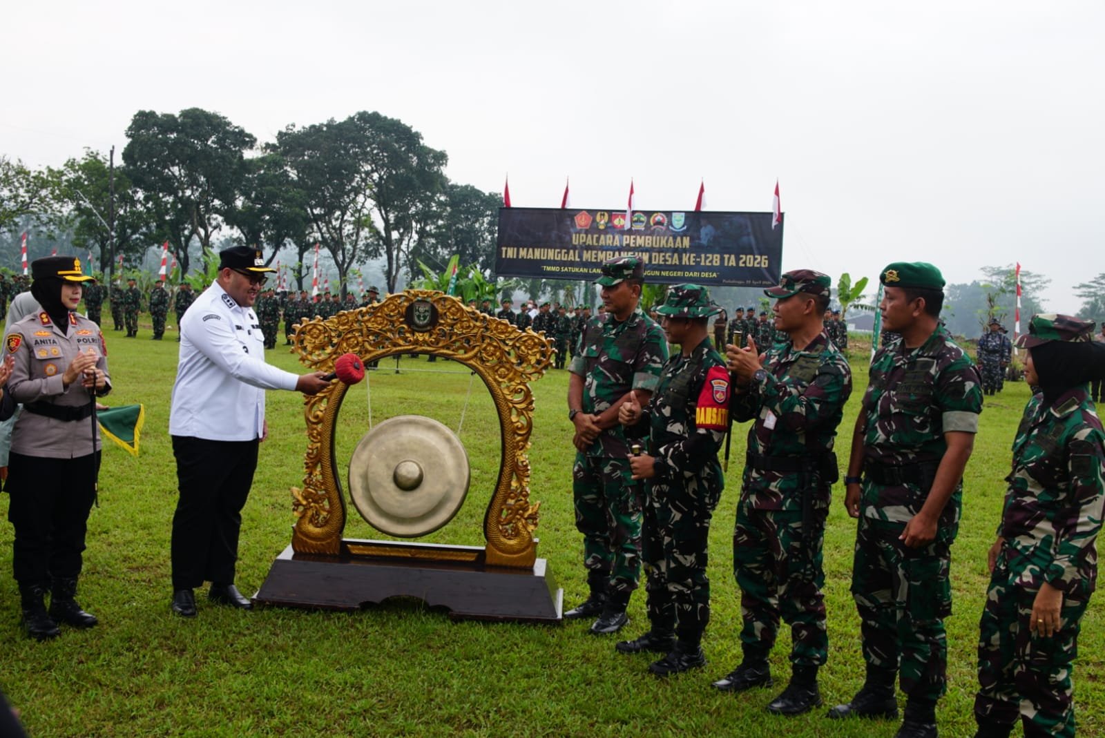 TMMD Reguler ke-128 Resmi Dibuka di Desa Krangean, Fokus Bangun Manusia Selain Infrastruktur