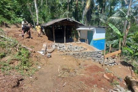 Jelang TMMD Gotong Royong Warga Krange