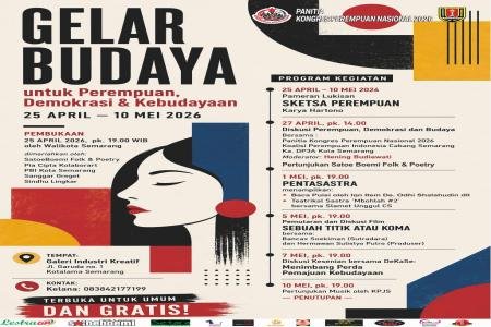 Gelar Budaya Perempuan Demokrasi Kebudayaan di Semarang Soroti Peran P