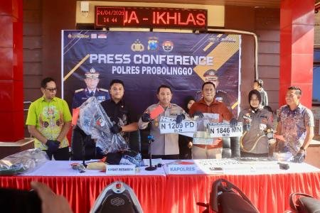 Polres Probolinggo Amankan Tujuh Tersa
