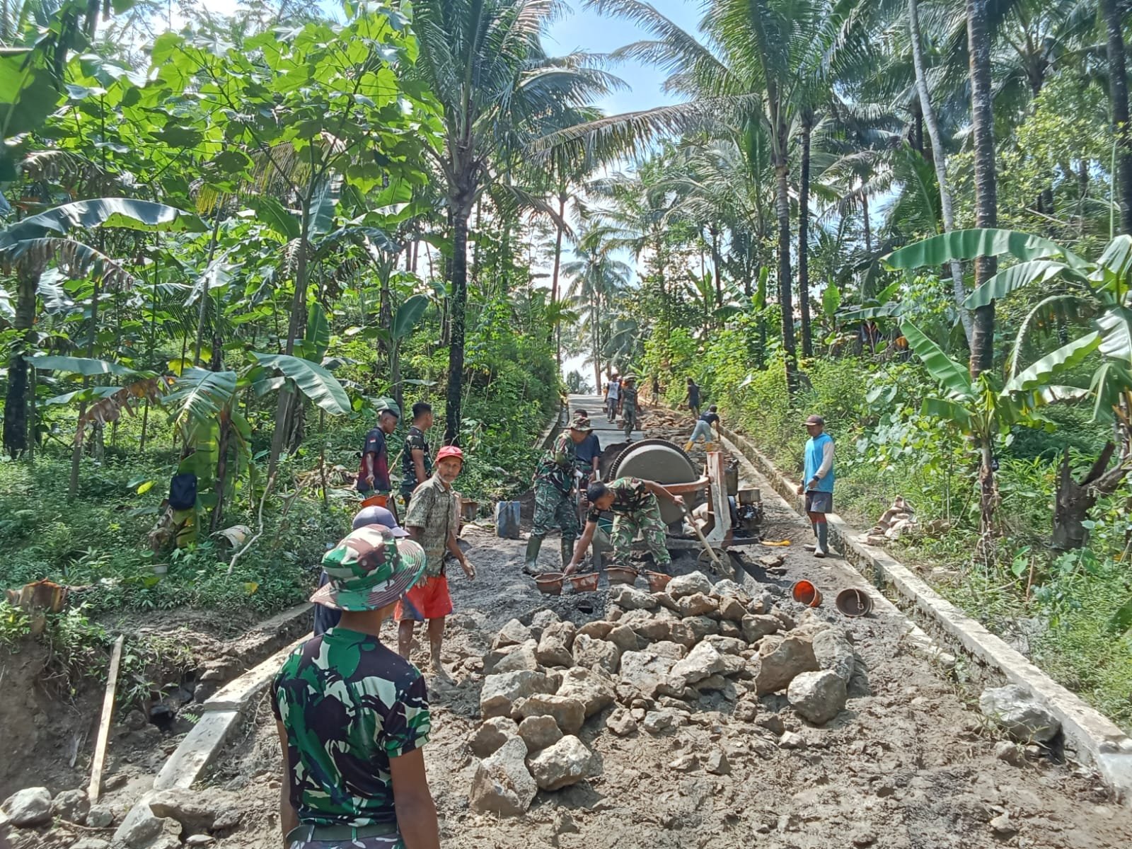 Menuju Jembatan Garuda, Jalan Penghubung Itu Kian Nyata