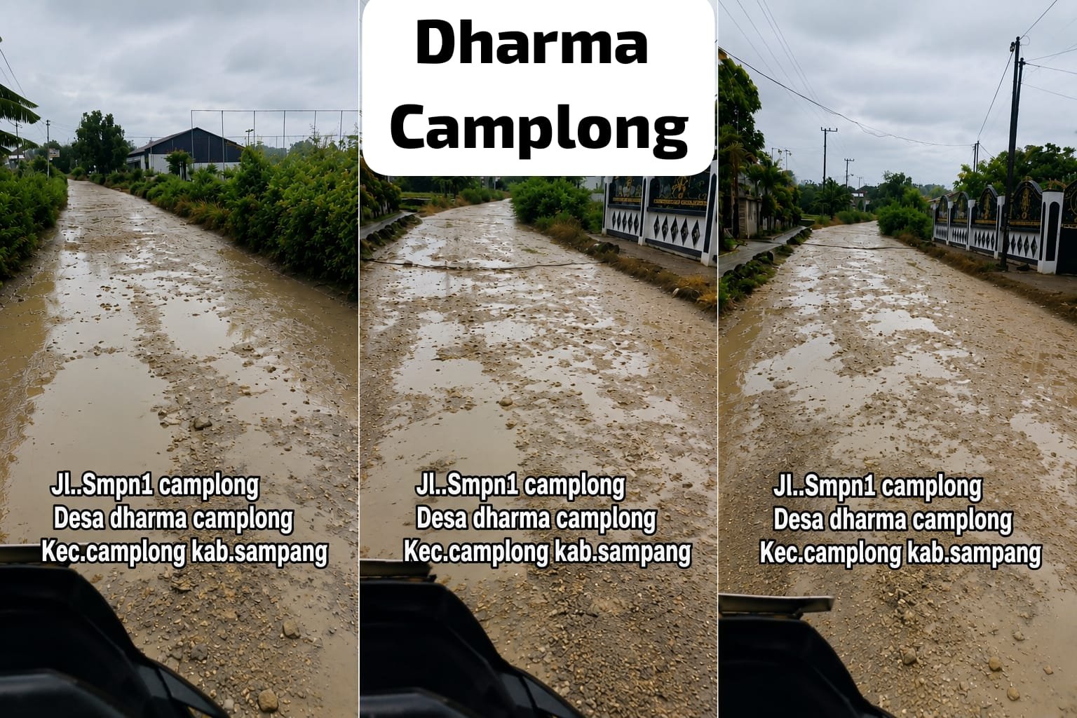 Jalan Rusak Menuju SMPN 1 Camplong Dikeluhkan Warga, Bertahun-tahun Belum Tersentuh Perbaikan