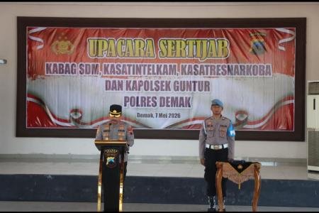 Polres Demak Rotasi Sejumlah Jabatan Strategis Kapolres Tekankan Adapt