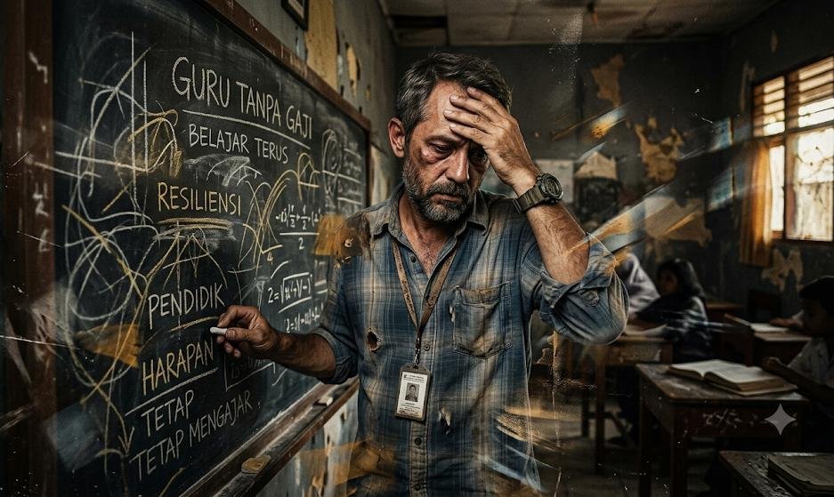 P3K Paruh Waktu SDN 1 Negeri Tagig Apu Keluhkan Belum Terima Gaji Ke-13 