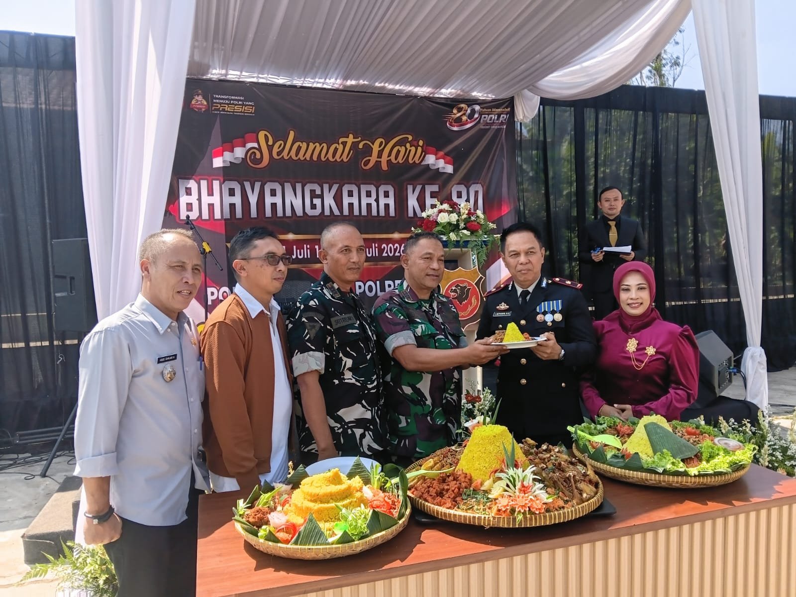 Peringatan Hari Bhayangkara ke-80, Polsek Cisarua Perkuat Sinergi dan Keamanan Wilayah Kondsif
