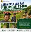 Sesuai Spek Dan RAB Fisik Irigasi P3-TGAI P3A Cinali Makmur Desa Giri Mukti. Warga Sambut Baik 
