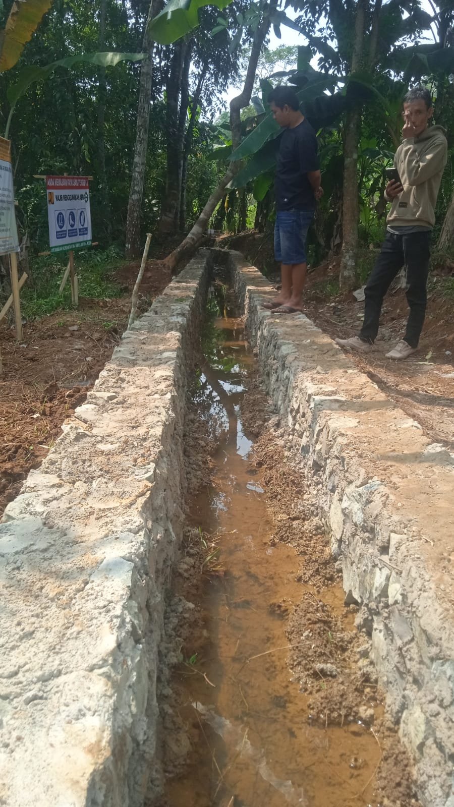 Proyek Irigasi P3A-TGAI Cibatu Desa Ciburial, Cimanggu Sesuai Spesifikasi ,Fisik Bangunan Berkualita