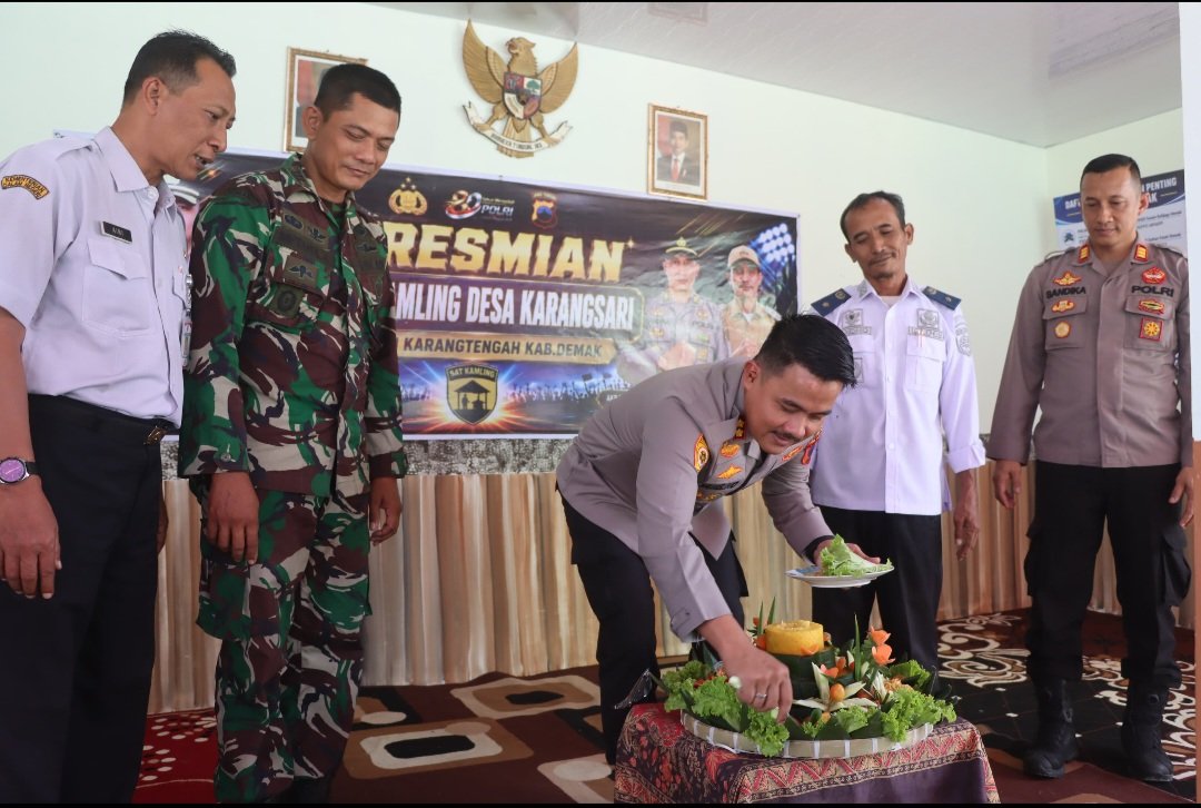 Pos Satkamling Karangsari Jadi Percontohan, Kapolres Ajak Desa Lain Mengikuti