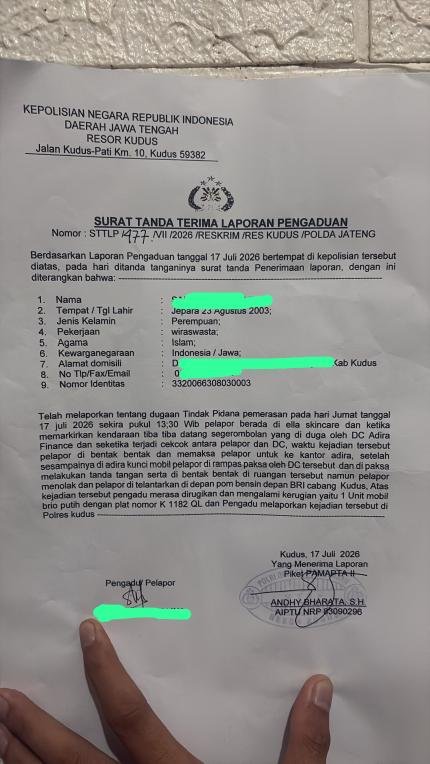 Debt Collector Di Duga Merampas Mobil Di Kudus Tanpa Sop Serta Berlagak Bak Preman Jalanan