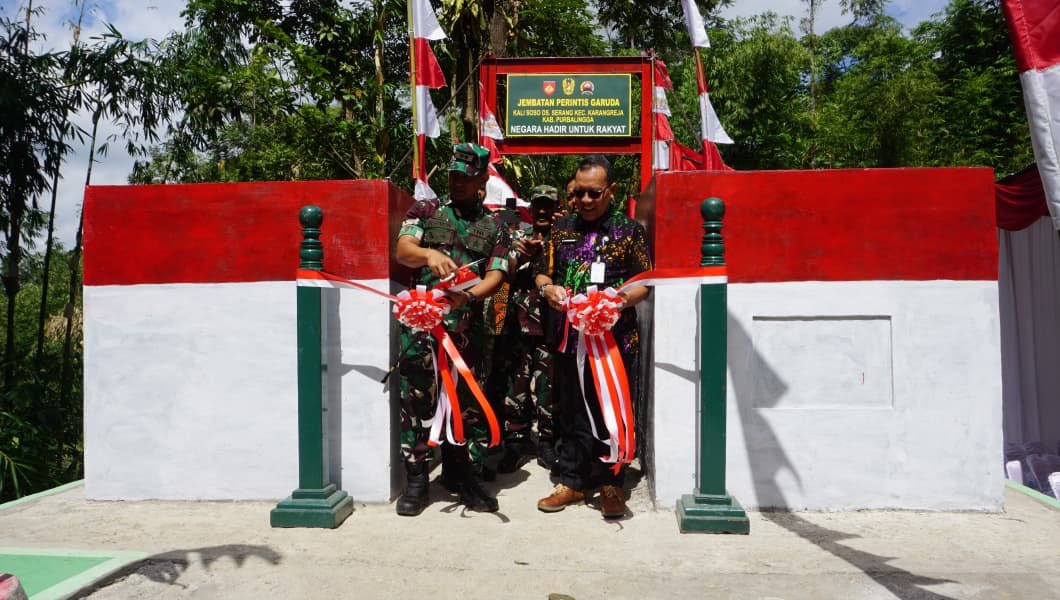 Negara Hadir untuk Rakyat, Jembatan Perintis Garuda Resmi Perkuat Konektivitas Desa Serang