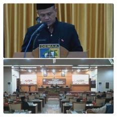 BUPATI DAN DPRD DEMAK SAHKAN PERTANGGUNGJAWABAN APBD 2025 SERTA 4 RANCANGAN PERDA, SERAHKAN PERUBAHA