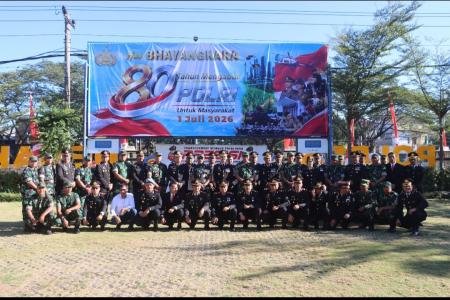 Hari Bhayangkara Ke80 Sinergi TNIPolri Menghangat di Polres Demak