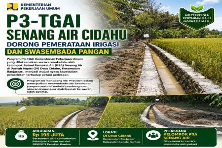 P3TGAI Senang Air Cidahu Dorong Pemera