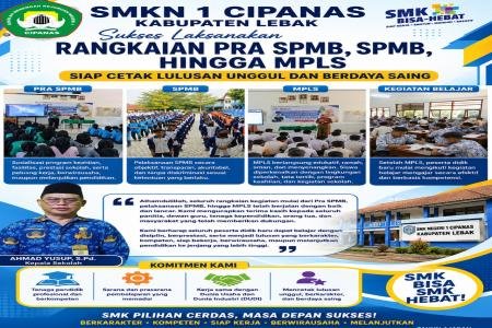 SMKN 1 Cipanas Kabupaten Lebak Sukses 