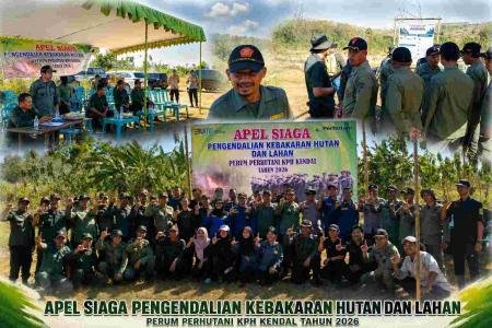 Perhutani Damkar dan Polisi Kompak Sia
