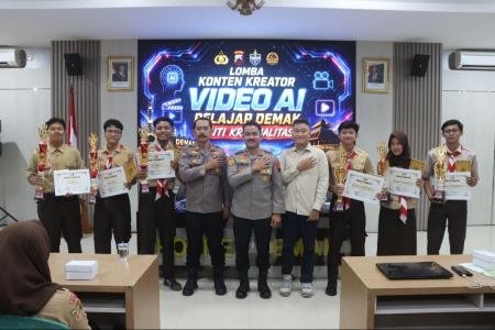 Polres Demak Jadikan AI Sarana Edukasi