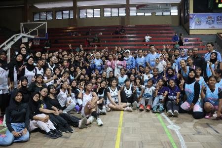 Dandim Cup Bola Basket Kembang