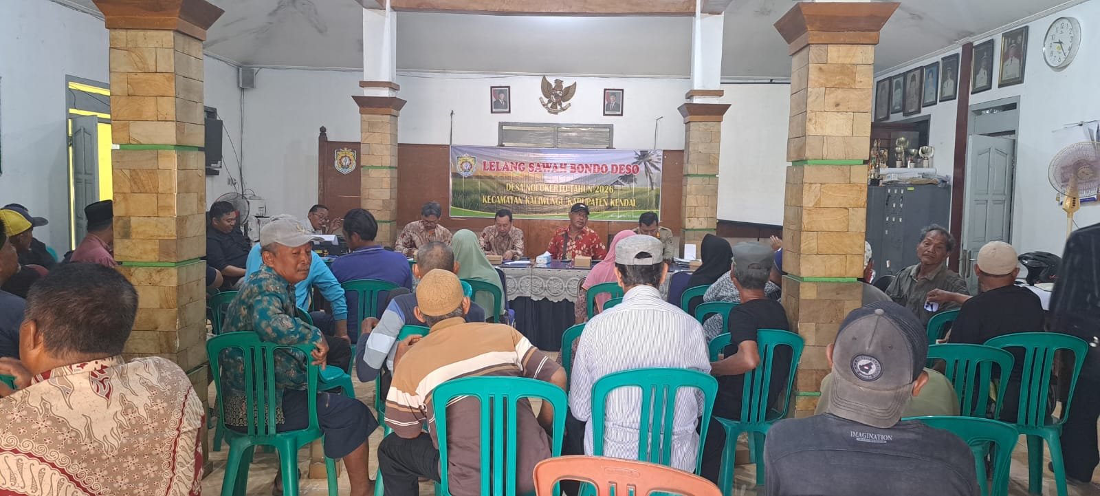 Lelang Sawah Bondo Desa Nolokerto Kendal Bikin Warga Antusias, Harganya Naik Drastis